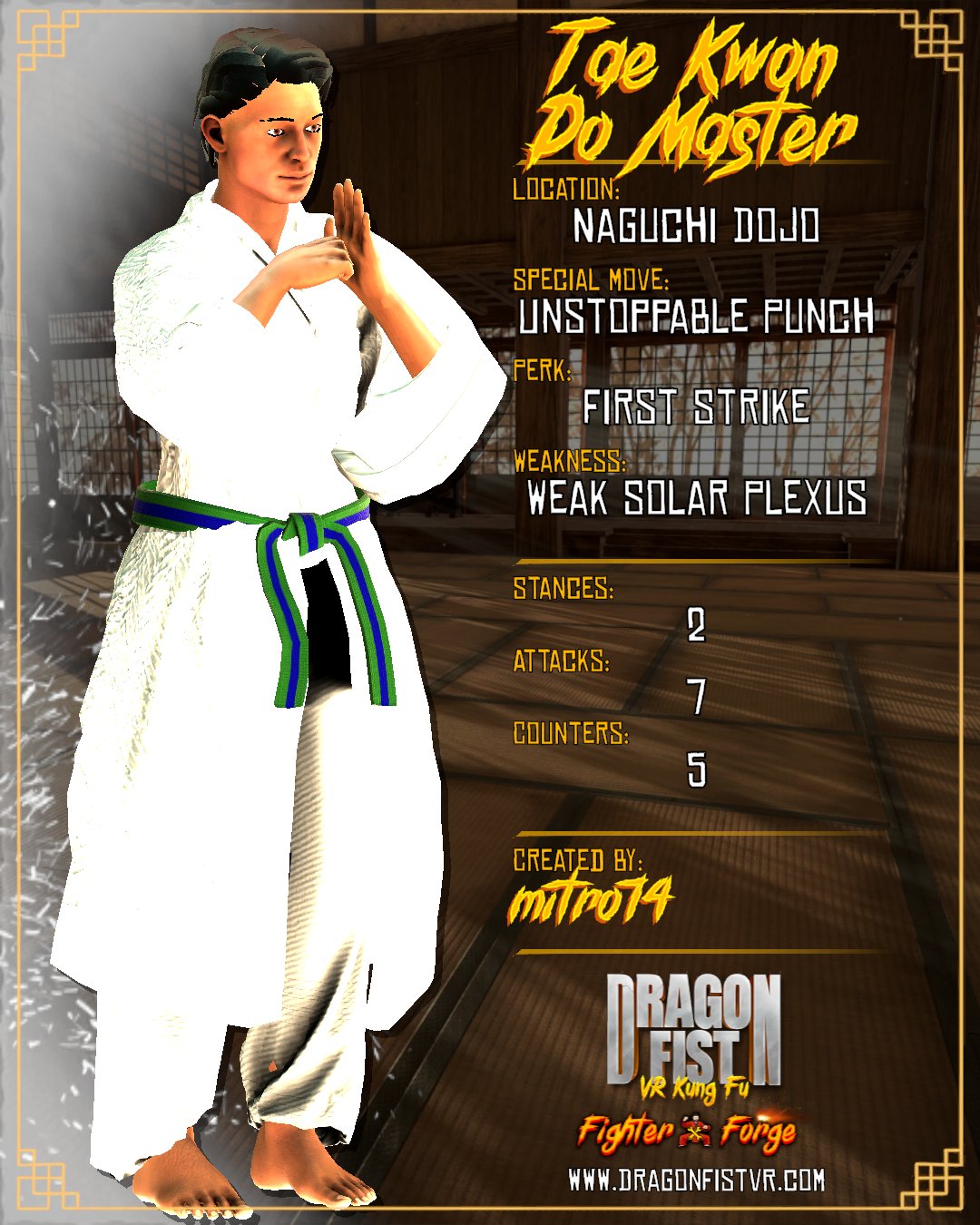 Tae Kwon Do Master - Created By: mitro74